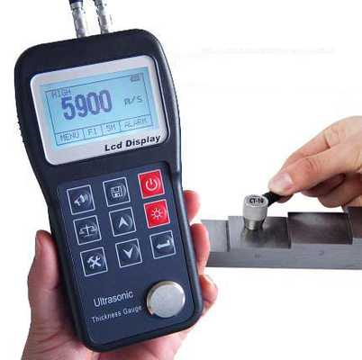 Metal Ultrasonic Thickness Gauge Convenient Ultrasonic Thickness Meter With LED Backlight