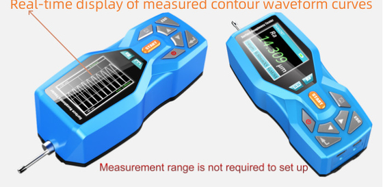 Color Display Surface Roughness Tester High Accuracy Surface Finish Tester