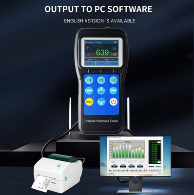 Easy To Operate Portable Hardness Tester Compact Ultrasonic Hardness Tester Impact Resistant